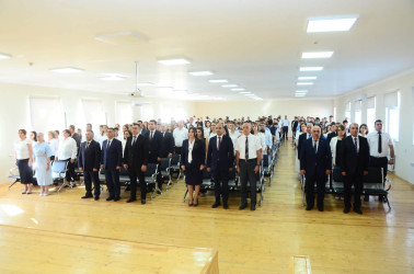 Şirvanda yüksək nailiyyətləri ilə seçilən şagird və müəllimlər təltif olunublar.