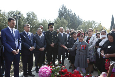 Vətən müharibəsi şəhidi Şəmsəddin Vəliyevin anım günü qeyd edilib.