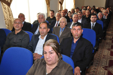 Şirvanda Ümummilli lider, Ulu Öndər Heydər Əliyevin anadan olmasının 103 illiyinə həsr olunmuş tədbir keçirilib.