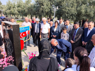 Şirvanda şəhid Namiq Xəlilovun xatirəsi anılıb.
