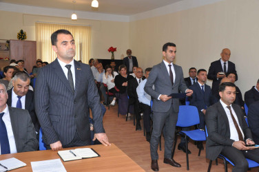 Şirvanda vətəndaşlarla növbəti görüş keçirilib.
