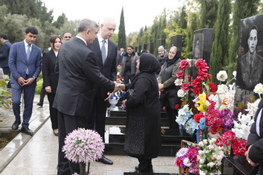 Vətən müharibəsi şəhidi Namiq Xəlilovun anım günü qeyd edilib.