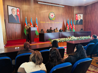 Şirvan şəhərində “Mülki müdafiə sahəsində 2025-ci ilin yekunu, 2026-cı ildə qarşıda duran vəzifələr” mövzusunda müşavirə keçirilib.