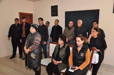 Şirvan Səhər İcra Hakimiyyətinin başçısı İlqar Abbasov vətəndaş qəbulu keçirib.