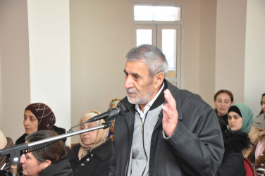 Şəhər İcra Hakimiyyətinin başçısı İlqar Abbasov növbəti səyyar görüş keçirib.