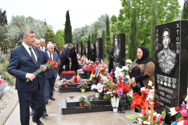 Vətən müharibəsinin şəhidi Cəfərov Yusif Mübariz oğlunun doğum günü münasibətilə xatirəsi anılıb.