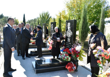 Şirvanda Vətən müharibəsinin şəhidi Məharət Həsənovun doğum günü qeyd edilib.