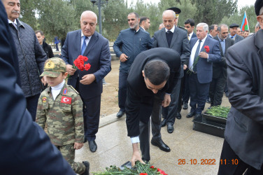 Şirvanda Vətən müharibəsinin şəhidi Məmmədov Röyal Misil oğlunun anım günü qeyd olunub.