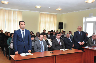 Bayramlı qəsəbəsində səyyar görüş keçirilib.