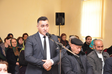 Şəhər İcra Hakimiyyətinin başçısı İlqar Abbasov növbəti səyyar görüş keçirib.