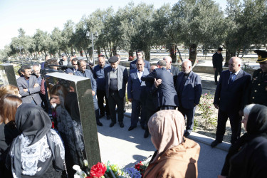 Vətən müharibəsi şəhidi Elvin Şıxəliyevin anım günü qeyd edilib.