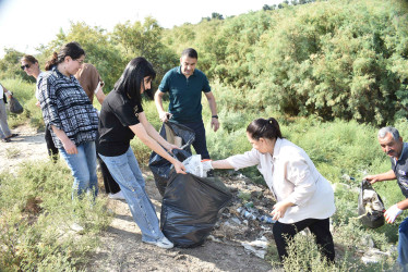 Şirvanda növbəti təmizlik aksiyası keçirilib 15.07.2023