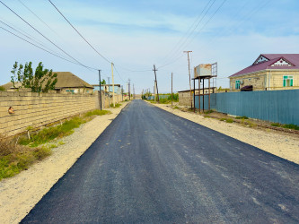 Şirvanda küçələrin asfaltlanması işləri davam etdirilir.