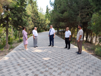 Şirvanda “Şəhərsalma və Memarlıq İli” çərçivəsində görülən abadlıq işləri davam etdirilir.