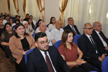 Şirvanda Ulu Öndər Heydər Əliyevin ilk dəfə siyasi hakimiyyətə gəlişinin 57-ci ildönümünə həsr olunmuş tədbir keçirilib.