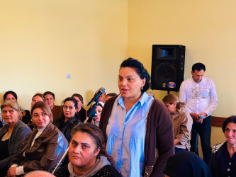 Bayramlı qəsəbəsində növbəti səyyar görüş keçirilib.