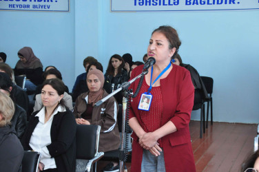 Şəhər İcra Hakimiyyətinin başçısı İlqar Abbasov növbəti səyyar görüş keçirib.