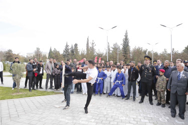 Şirvanda Zəfər Günü münasibətilə konsert proqramı təşkil edilib.