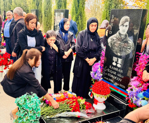 Şirvanda Vətən müharibəsi şəhidi Kamran Fərəcovun xatirəsi anılıb.
