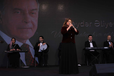 Şirvanda Ümummilli lider, Ulu Öndər Heydər Əliyevin anadan olmasının 103 illiyinə həsr olunmuş konsert təşkil edilib.