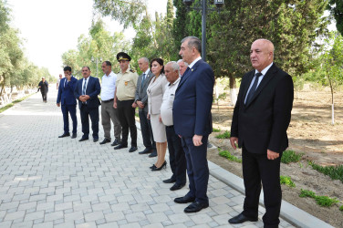 Şirvan Şəhər İcra Hakimiyyətinin başçısı avqust ayının sonuncu cümə axşamı Şəhidlər xiyabanını ziyarət edib, şəhid ailələri ilə görüşüb.