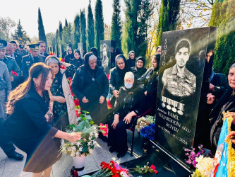 Şirvanda Vətən müharibəsi şəhidi Ramil Əliyevin xatirəsi anılıb.