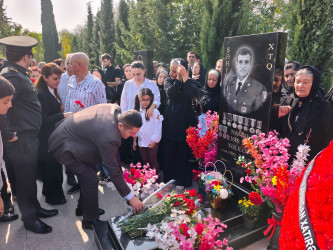 Şirvanda şəhid Namiq Xəlilovun xatirəsi anılıb.