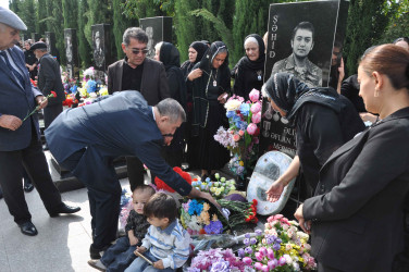 Şirvanda Vətən müharibəsi şəhidlərinin xatirəsi ehtiramla yad edilib.