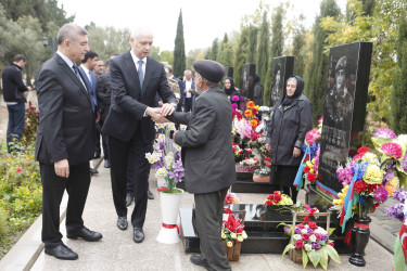 Vətən müharibəsi şəhidi Namiq Xəlilovun anım günü qeyd edilib.