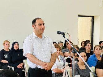 Şirvan Şəhər İcra Hakimiyyətinin başçısı İlqar Abbasov növbəti səyyar görüş keçirib.