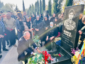 Şirvanda Vətən müharibəsi şəhidi Ramil Əliyevin xatirəsi anılıb.