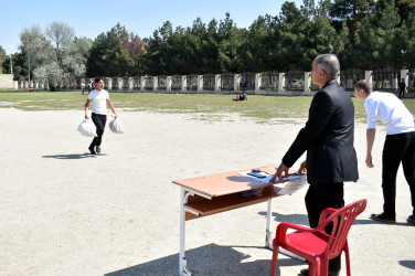 Orta ümumtəhsil məktəblərinin VIII-X sinif şagirdləri arasında “Şahin” hərbi-idman oyunlarının şəhər birinciliyi keçirilib.