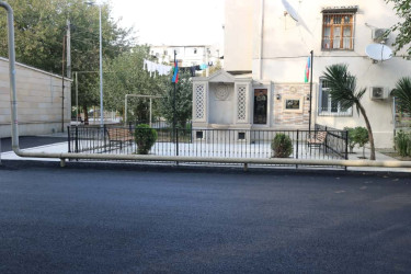 Şirvanda küçələrin asfaltlanması işləri davam etdirilir.