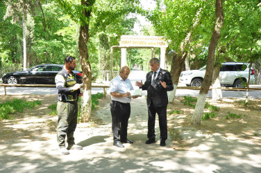 Şirvanda “Şəhərsalma və Memarlıq İli” çərçivəsində görülən abadlıq işləri davam etdirilir.