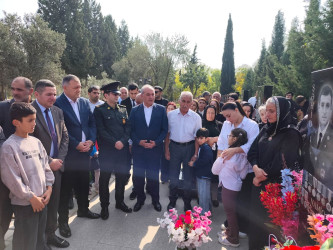 Şirvanda şəhid Namiq Xəlilovun xatirəsi anılıb.