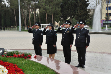 Şirvanda miqrasiya orqanları işçilərinin peşə bayramı günü qeyd edilib.
