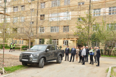 Şirvanda “Şəhərsalma və Memarlıq İli” çərçivəsində görülən abadlıq işləri davam etdirilir.