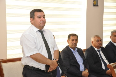 Şirvan Səhər İcra Hakimiyyətinin başçısı İlqar Abbasov vətəndaş qəbulu keçirib.