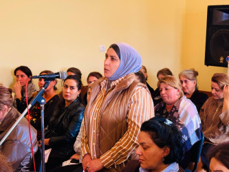 Bayramlı qəsəbəsində növbəti səyyar görüş keçirilib.