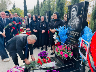 Şirvanda Vətən müharibəsi şəhidi Zeynal Zülfüqarlının xatirəsi anılıb.