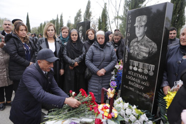 Vətən müharibəsi şəhidi Süleyman Bağırovun anım günü qeyd edilib.