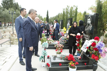 Şirvanda Vətən müharibəsi şəhidi Asif Qəribovun xatirəsi anılıb.