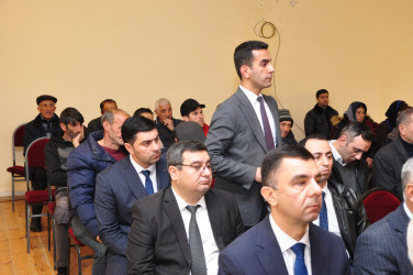 Şəhər İcra Hakimiyyətinin başçısı İlqar Abbasov növbəti səyyar görüş keçirib.