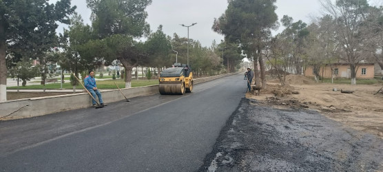 Şirvanda növbəti 4 küçədə asfaltlanma işləri başa çatdırılıb.