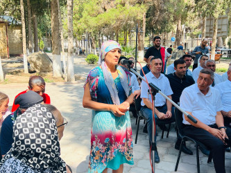 Şirvan Şəhər İcra Hakimiyyətinin başçısı İlqar Abbasov sakinlərlə növbəti səyyar görüş keçirib.