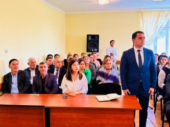 Bayramlı qəsəbəsində növbəti səyyar görüş keçirilib.