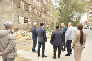 Şirvanda “Şəhərsalma və Memarlıq İli” çərçivəsində görülən abadlıq işləri davam etdirilir.