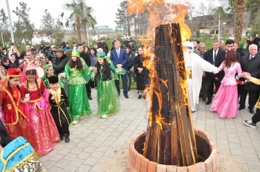Şirvanda Novruz bayramı münasibətilə ümumşəhər tədbiri keçirilib.