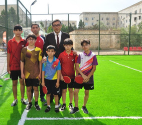 Şirvanda yeni idman zonası istifadəyə verilib.