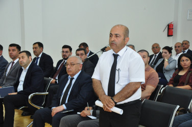 Şəhər İcra Hakimiyyətinin başçısı İlqar Abbasov növbəti səyyar görüş keçirib.
